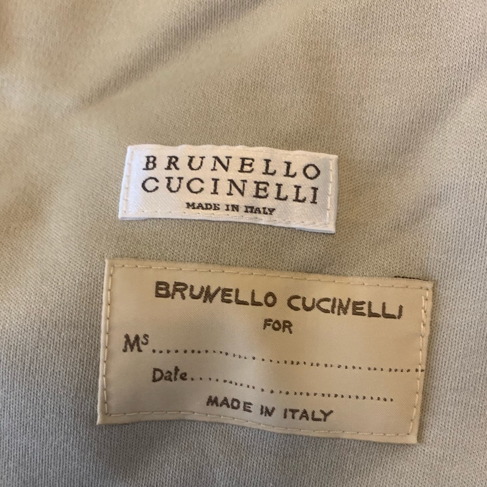 Stunning Brunello Cucinelli velour hoodie Size 44 - Picture 7 of 7